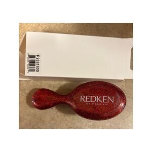 Redken red glitter detangling hairbrush